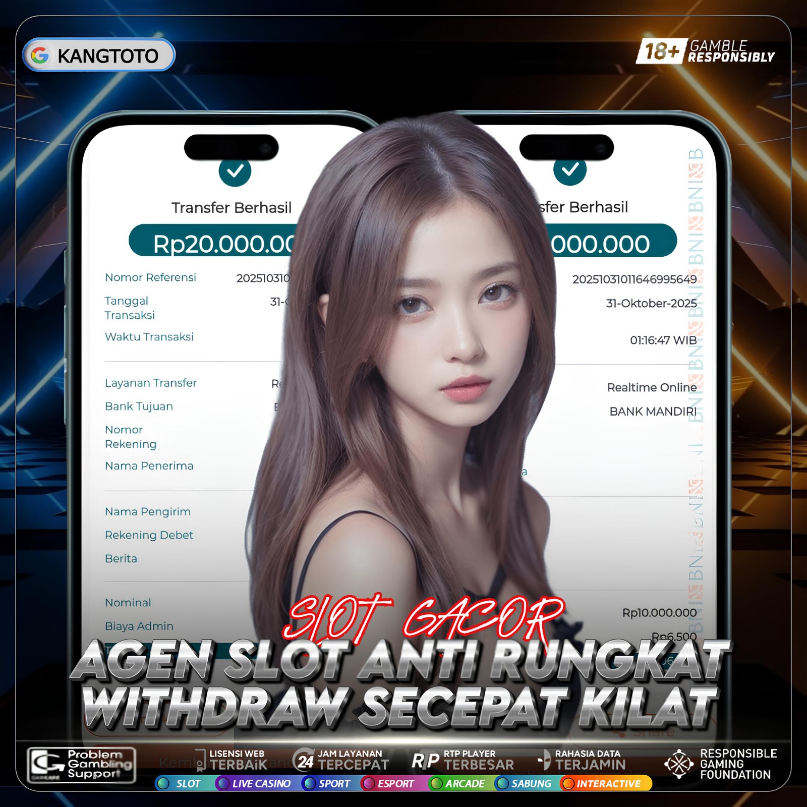 PRAMAGTIC PLAY - JACKPOT RP.20.000.000,-LUNAS