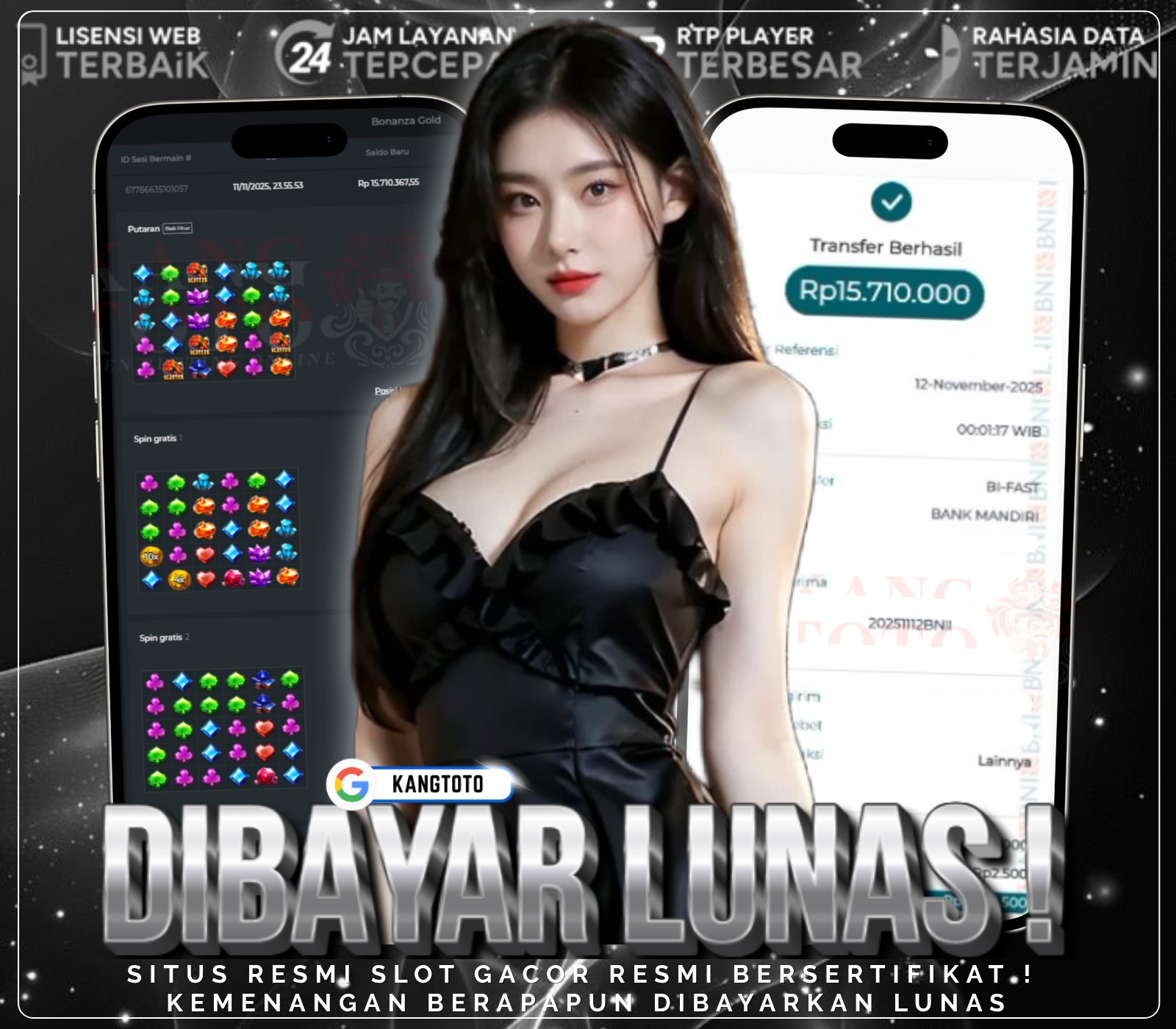 PRAMAGTIC PLAY - JACKPOT BONANZA GOLD ROp.15.710.000,-LUNAS