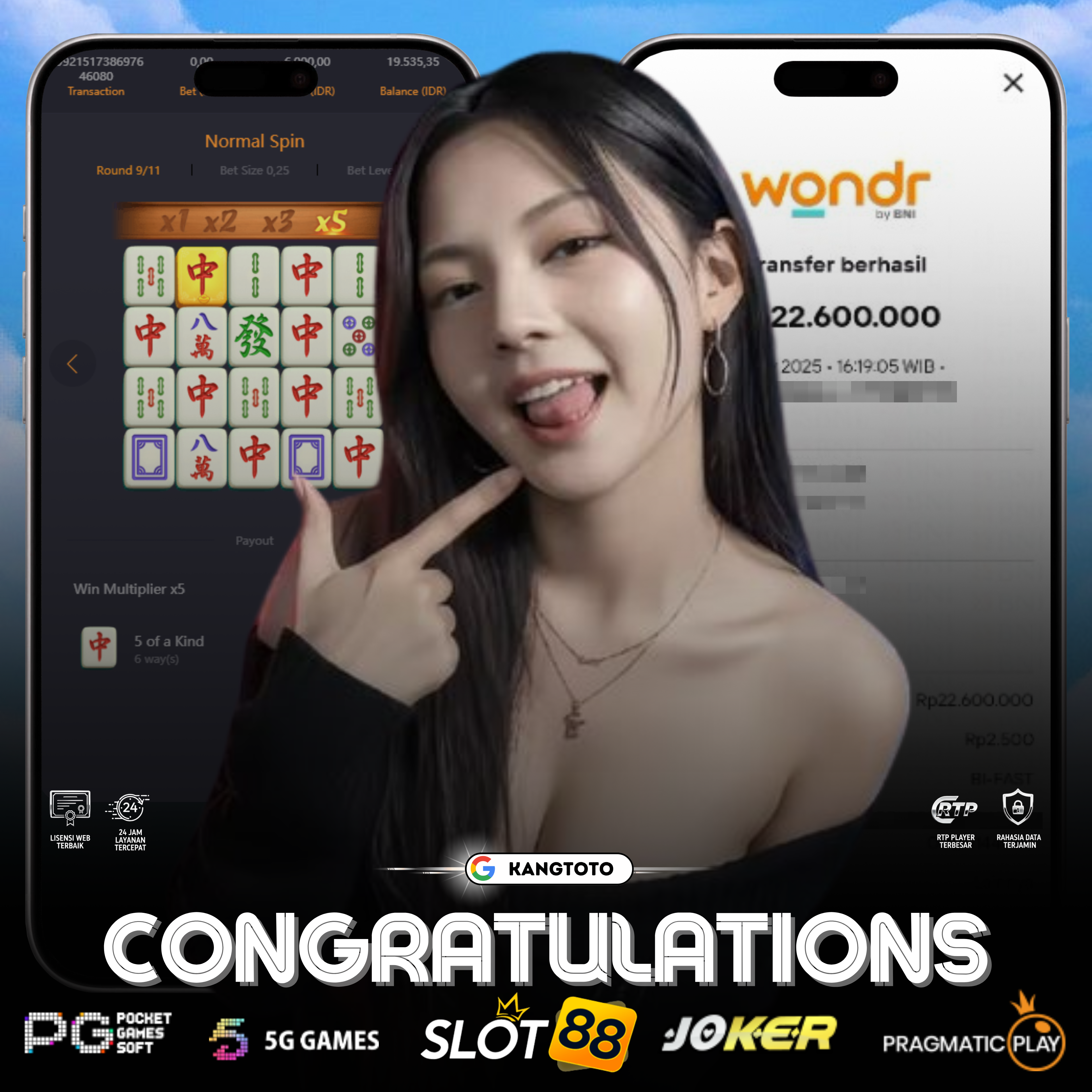 PG SOFT MAHJONG WAYS 2 RP.22.600.000 LUNAS