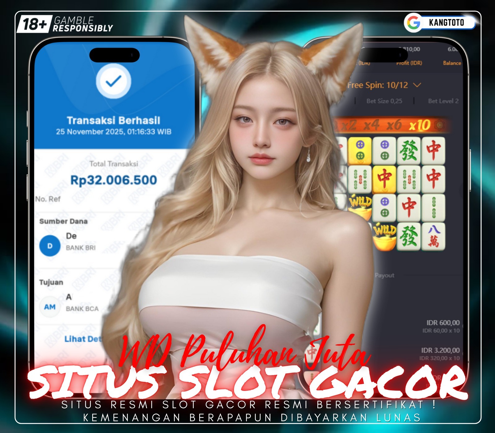 PG SFOT - JACKPOT MAHJONG WAYS 2 RP. 32.006.500,-LUNAS