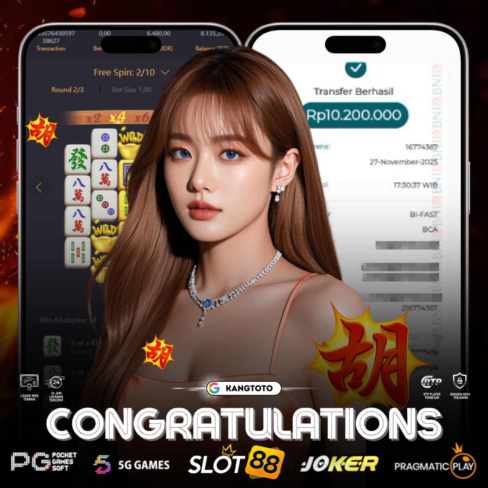 PG SOFT - JACKPOT MAHJONG WAYS RP.10.200.000 LUNAS