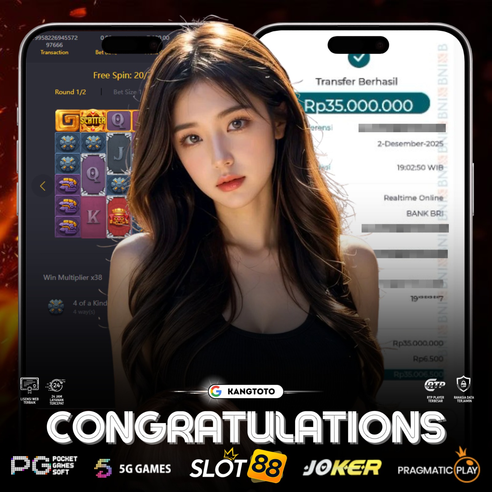 PG SOFT - JACKPOT TREASURES OF AZTEC RP.35.000.000 LUNAS