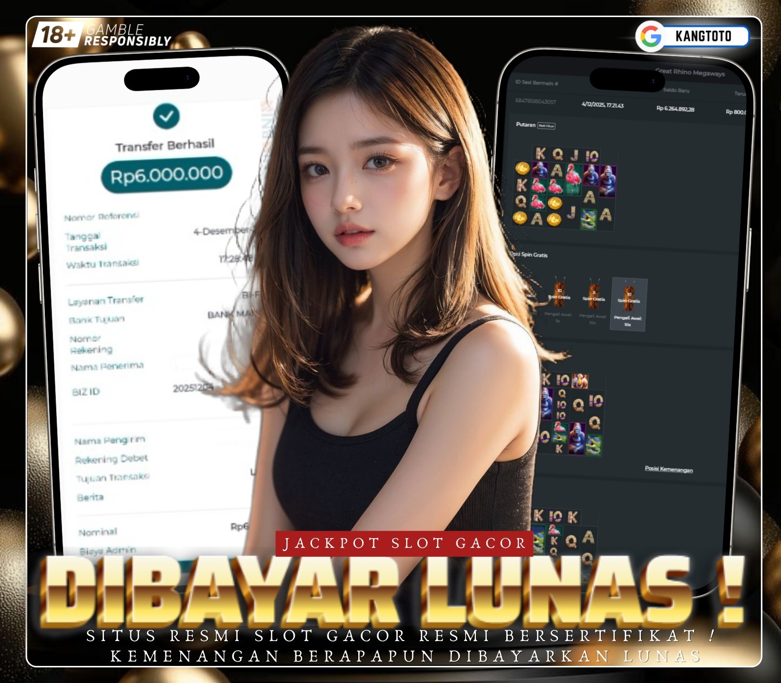 PRAGMATIC PLAY - JACKPOT GREAT RHINO MEGAWAYS  RP 6.000.000