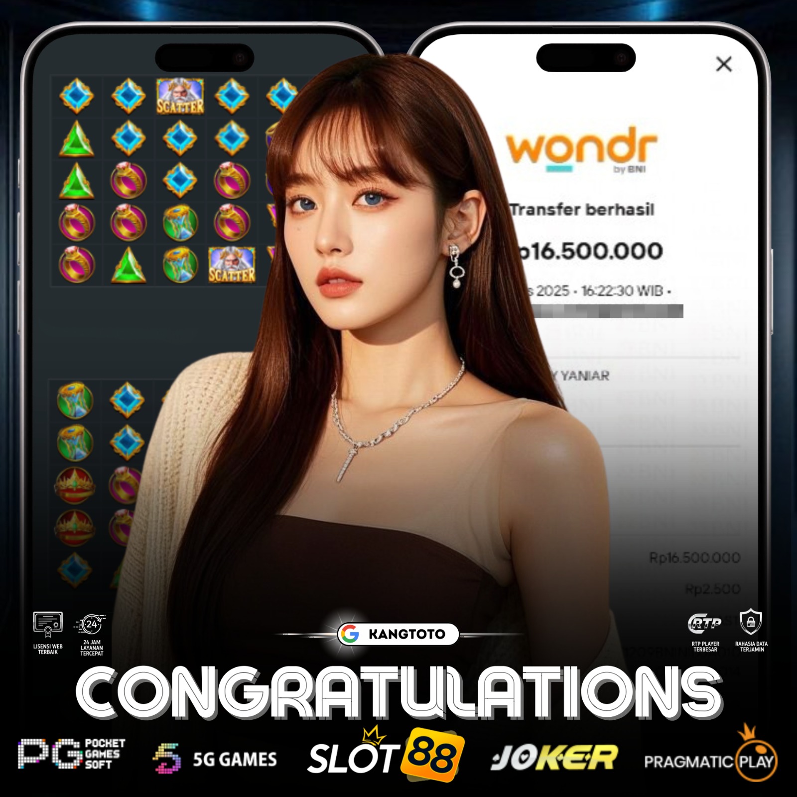 PRAGMATIC PLAY - JACKPOT GATES OF OLYMPUS RP 16.500.000 LUNAS