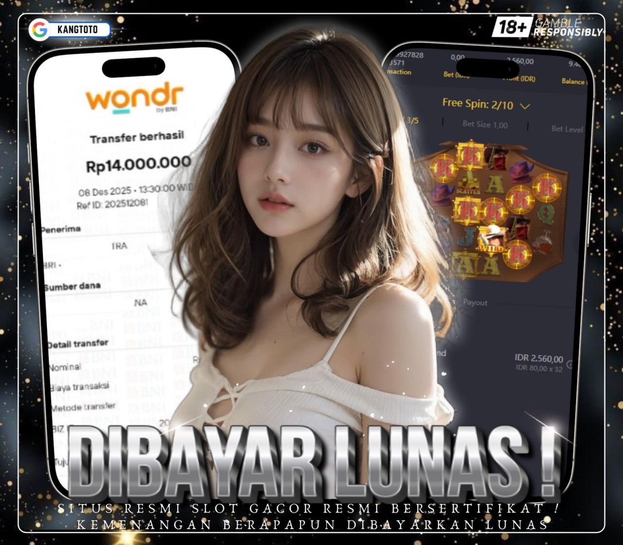 PG SOFT - JACKPOT WILD BOUNTY RP.14.000.000,- LUNAS