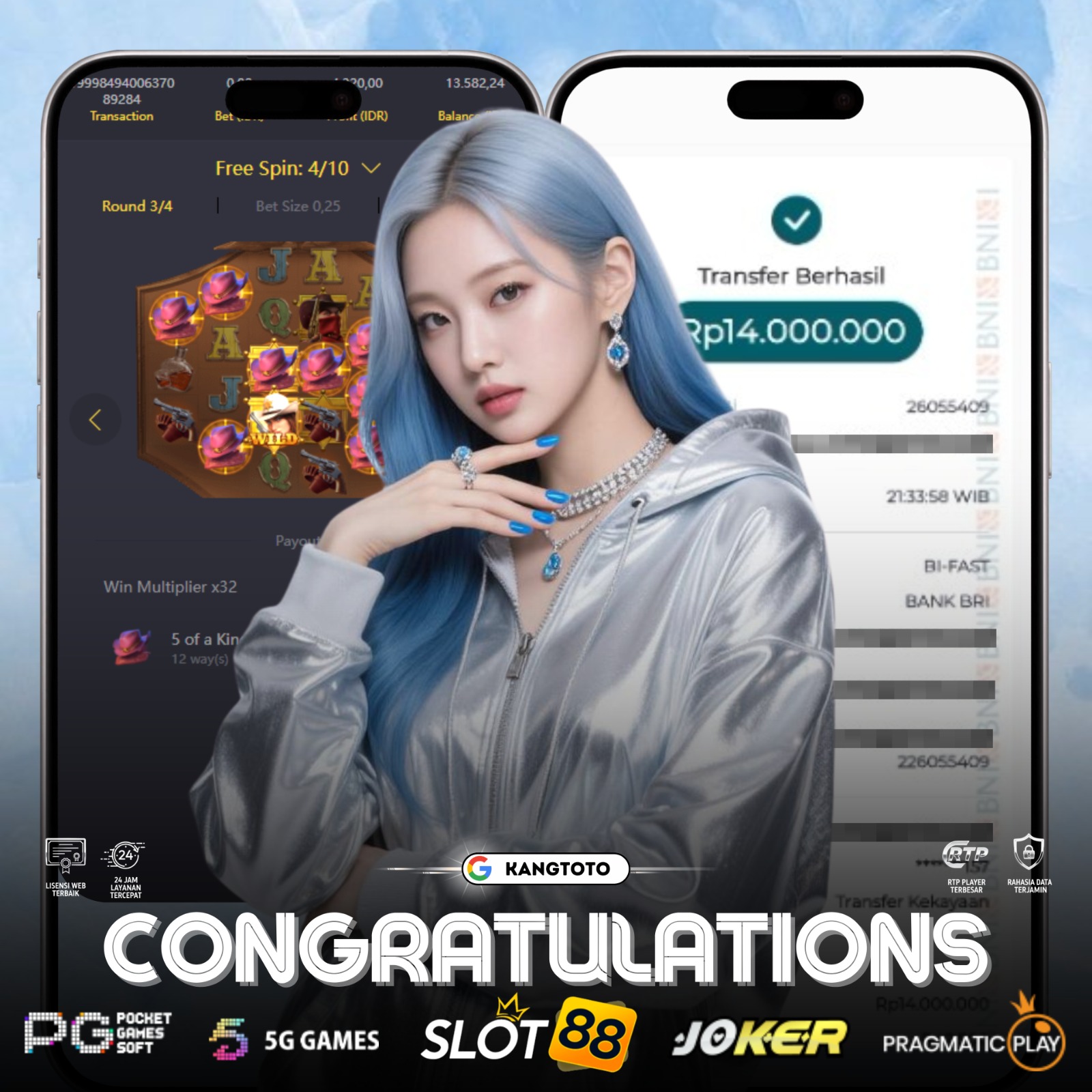 PG SOFT - JACKPOT WILD BOUNTY SHOWDOWN RP. 14,000,000 LUNAS