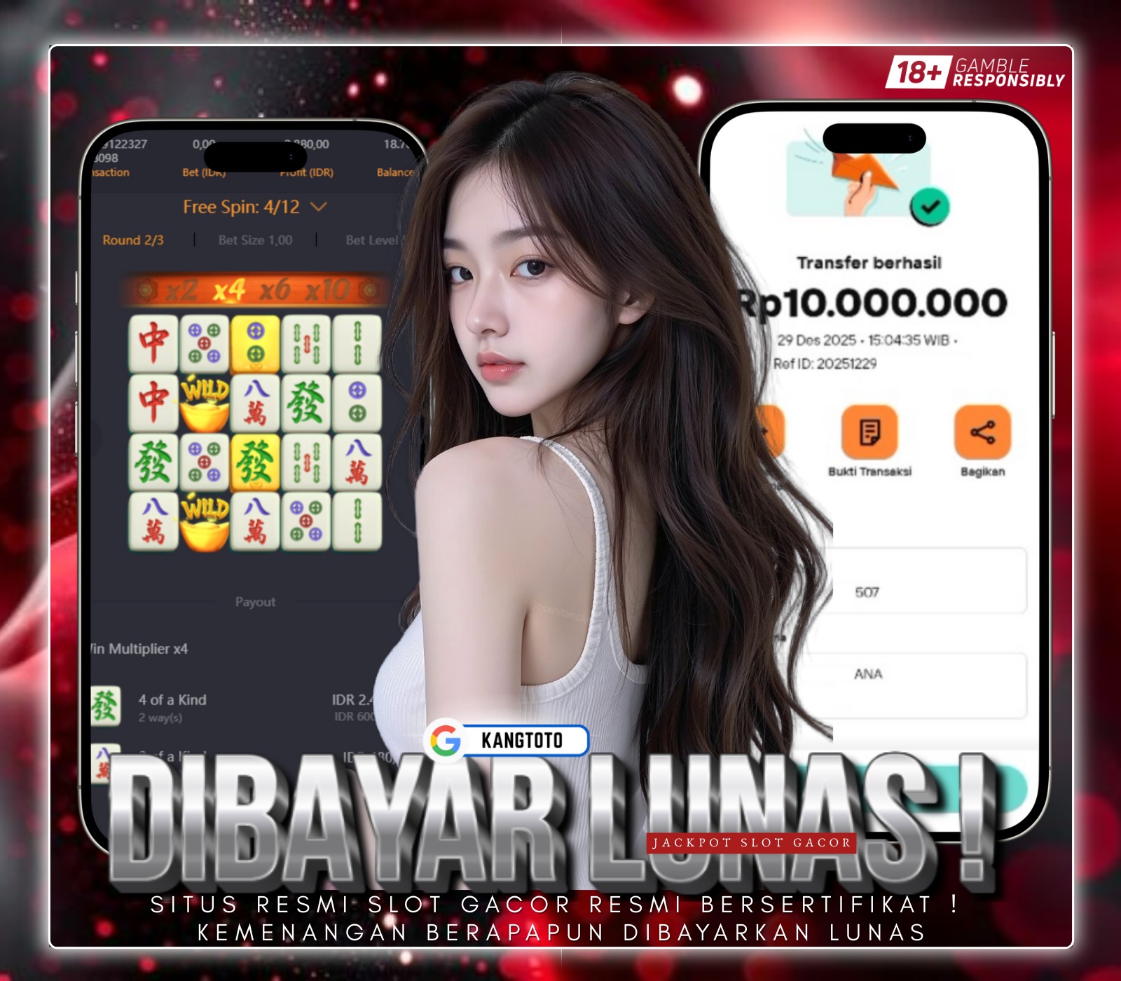 PG SOFT - JACKPOT MAHJONG WAYS 2 Rp.10.000.000 LUNAS