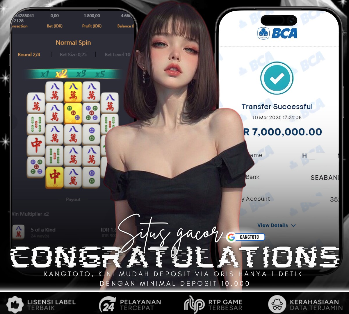 PG SOFT - JACKPOT MAHJONG WAYS Rp7.000.000 LUNAS