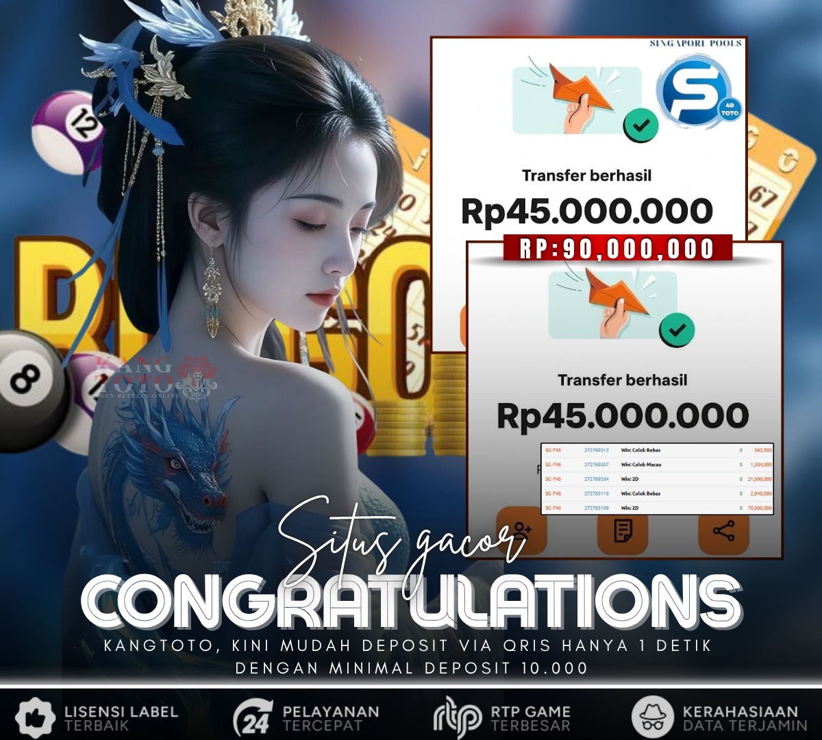 TOGEL - JACKPOT TOGEL SINGAPORE Rp90.000.000